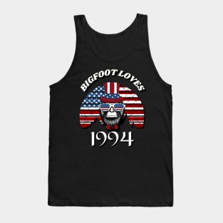 Bigfoot loves America and People born in 1994 Tank Top